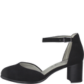 Tamaris comfort 8-8-84400-20 closed toe black heeled sandal