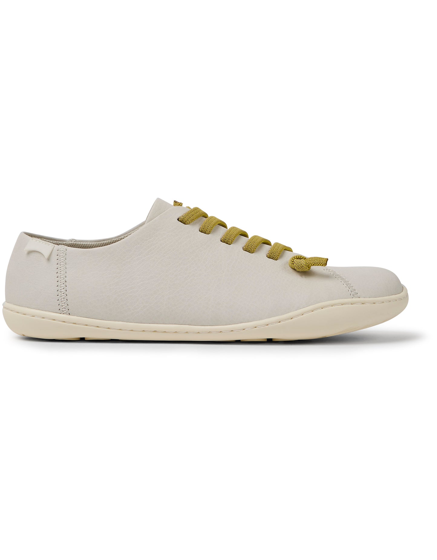 Camper k200514-014 peu white trainer with mustard laces - Imeldas Shoes Norwich