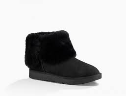 Ugg Cuff short black sheepskin boot - Imeldas Shoes Norwich