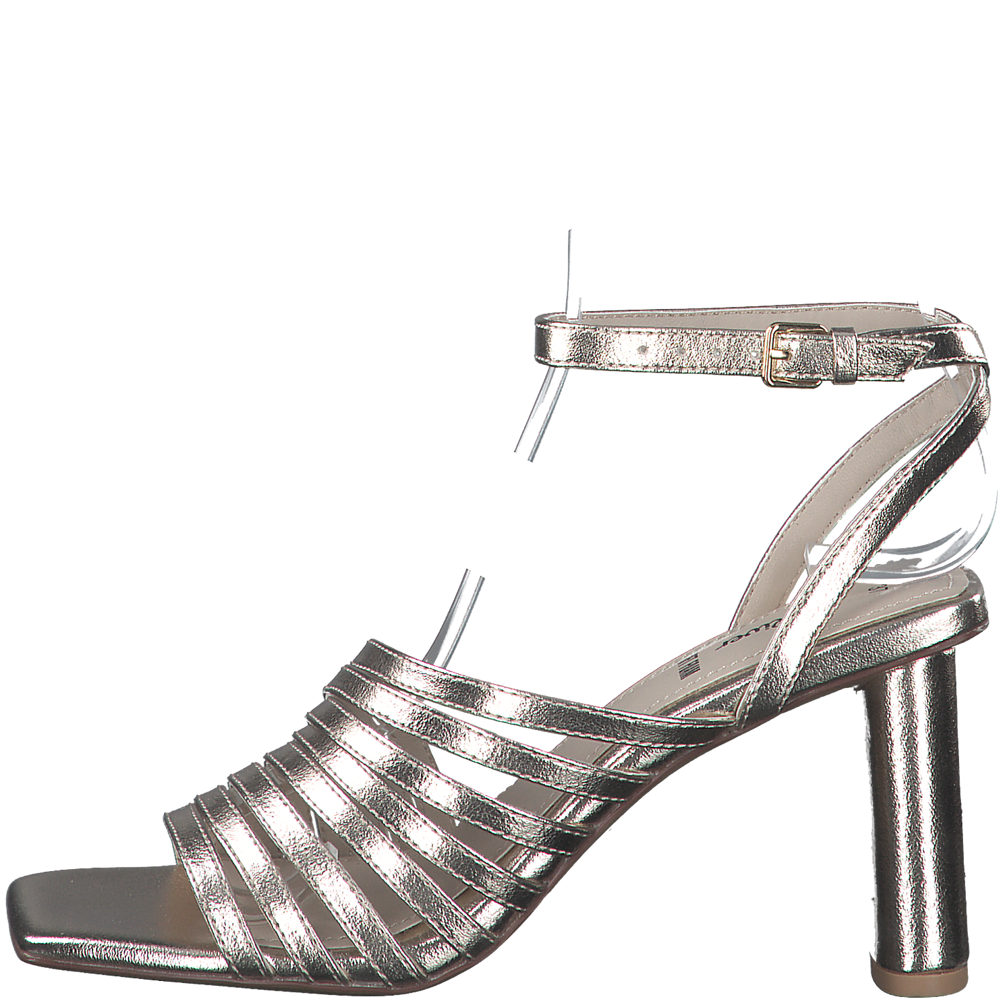 S.Oliver Gold heeled shoe