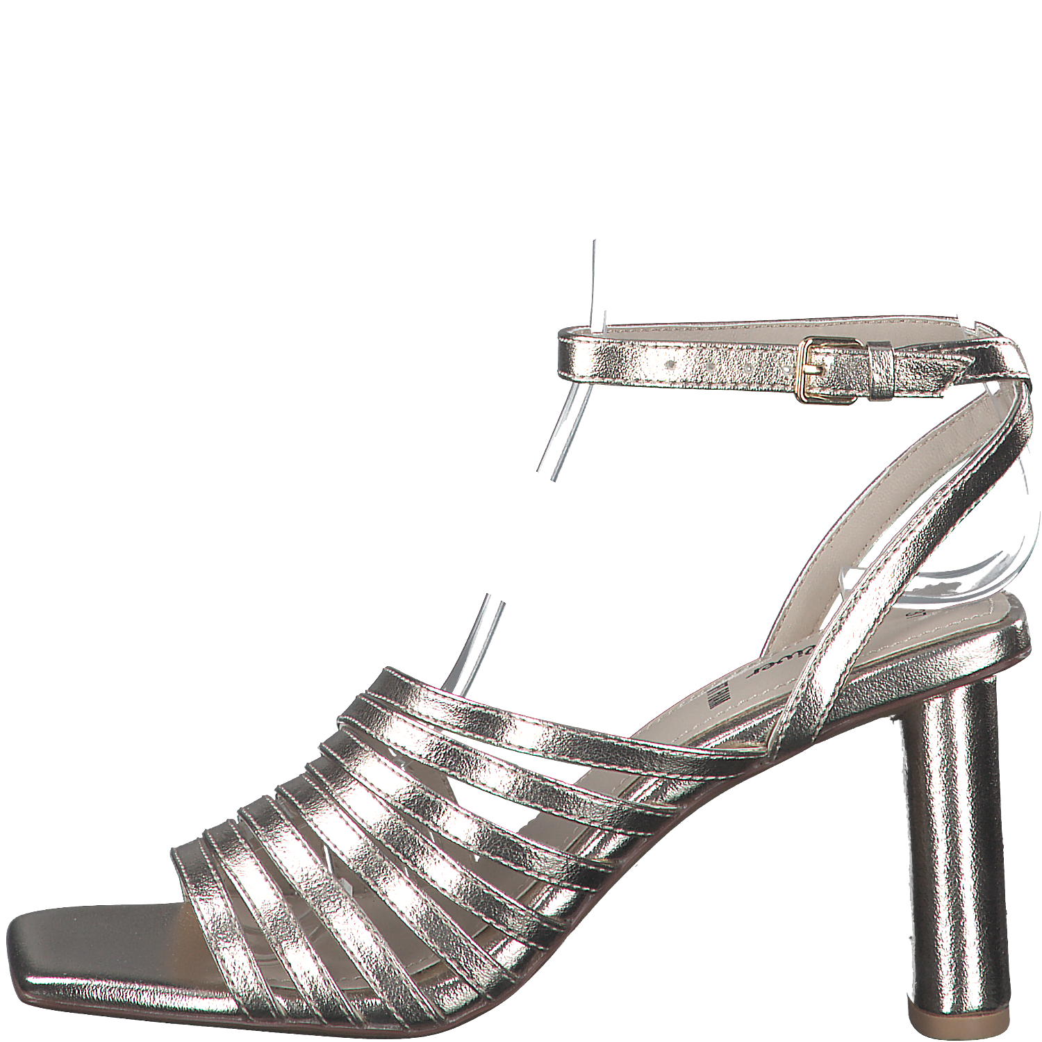 S.Oliver Gold heeled shoe