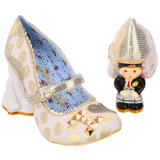 Irregular choice 4236-01a I love you bridal shoes - Imeldas Shoes Norwich