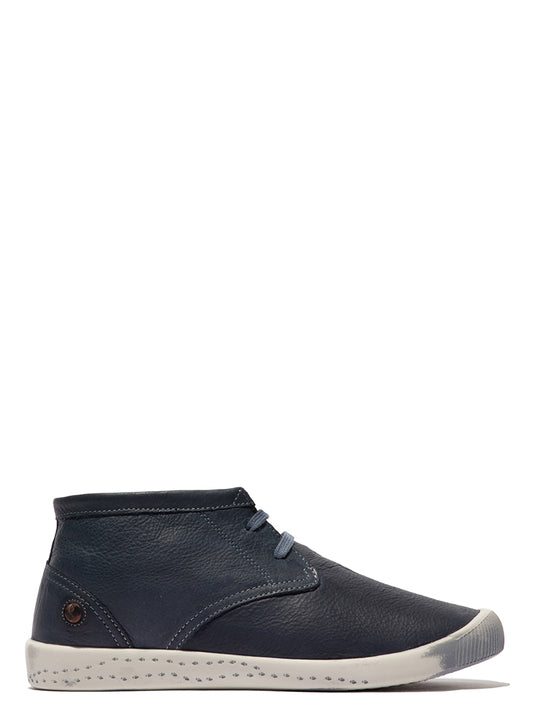 Softinos Indira Navy lace up ankle boot - Imeldas Shoes Norwich