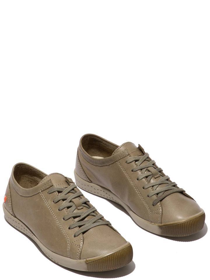 Softinos Isla leather militar trainer - Imeldas Shoes Norwich