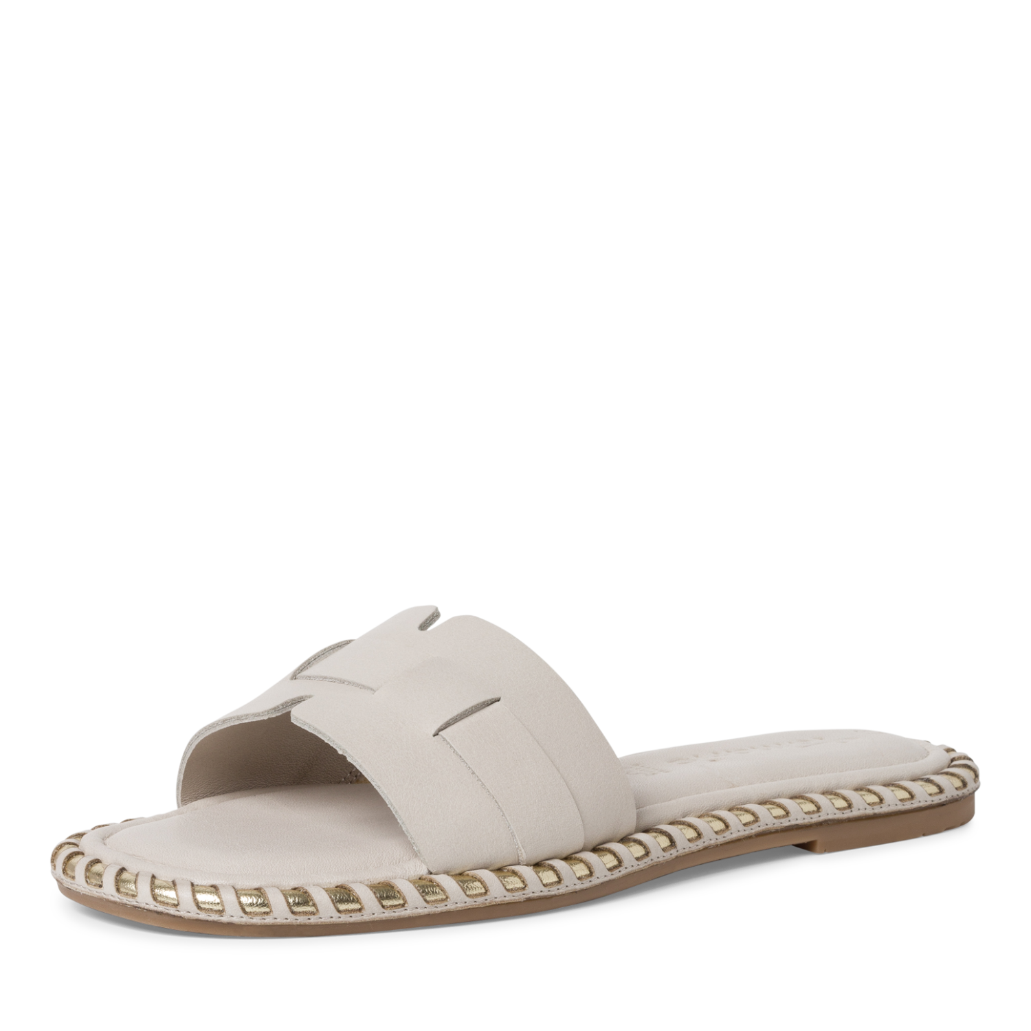 Tamaris 1-1-27137-20 ivory slide sandal