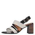 Tamaris 1-28392-20 Ivory comb heeled sandal