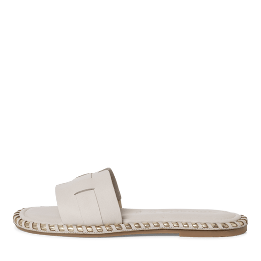Tamaris 1-1-27137-20 ivory slide sandal