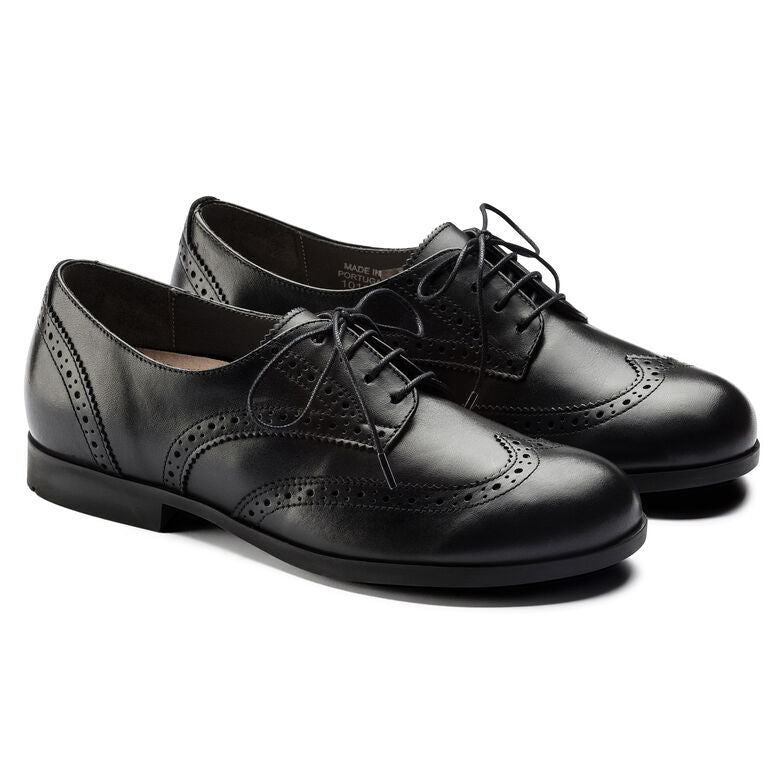 Birkenstock Larmie Black lace up low shoe - Imeldas Shoes Norwich