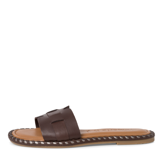 Tamaris 1-1-27137-20 Mocca slide sandal