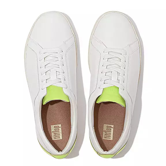 FitFlop Ralley neon green pop trainer