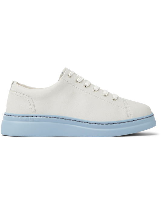 Camper Runner up trainer white with blue sole