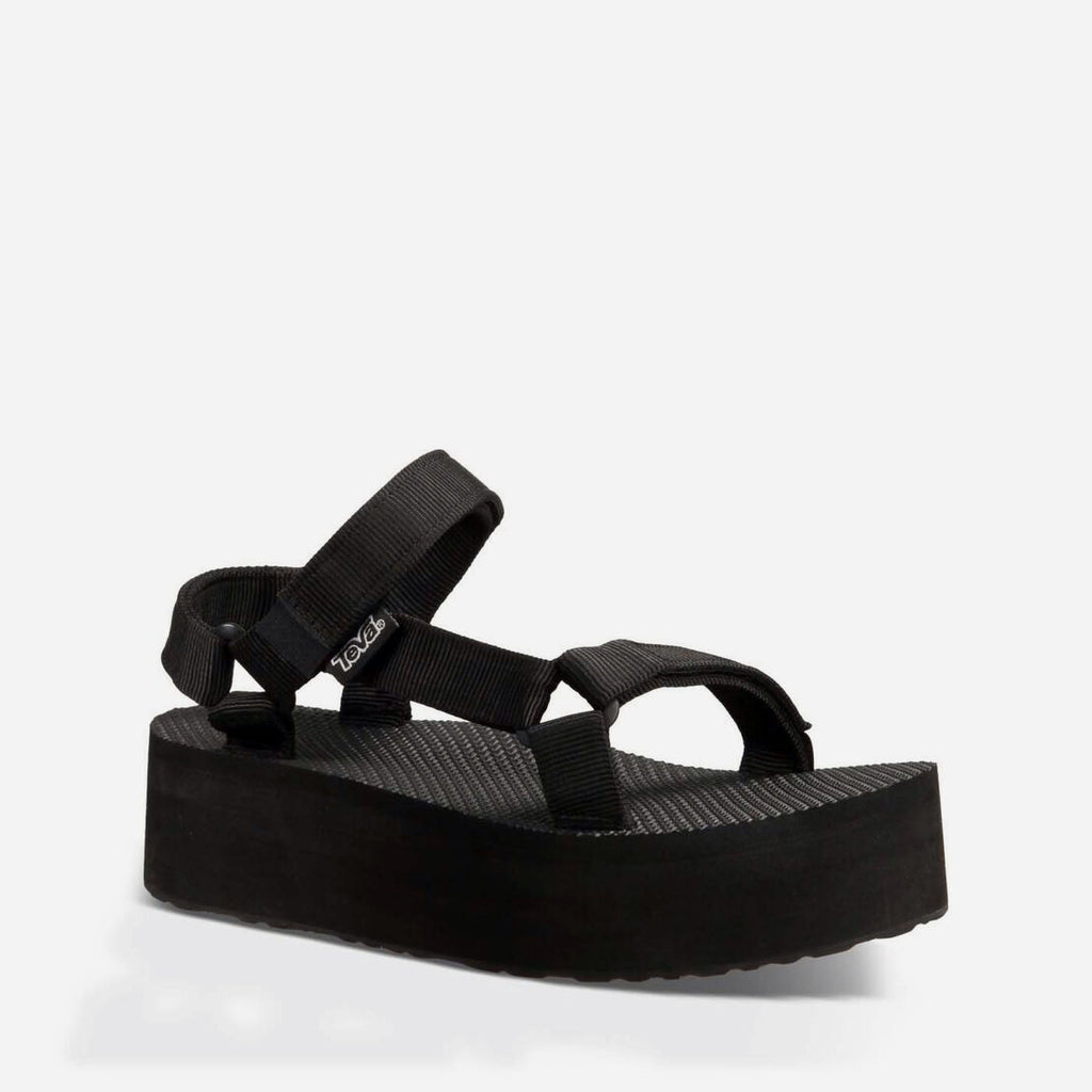 Teva Flatform Universal Sandal Black - Imeldas Shoes Norwich
