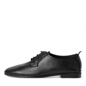 1-23202-28 black leather lace up - Imeldas Shoes Norwich