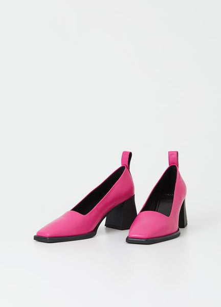 Vagabond Hedda heeled pink shoe - Imeldas Shoes Norwich