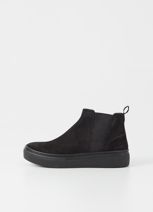 Vagabond Zoe black ankle platform boot - Imeldas Shoes Norwich